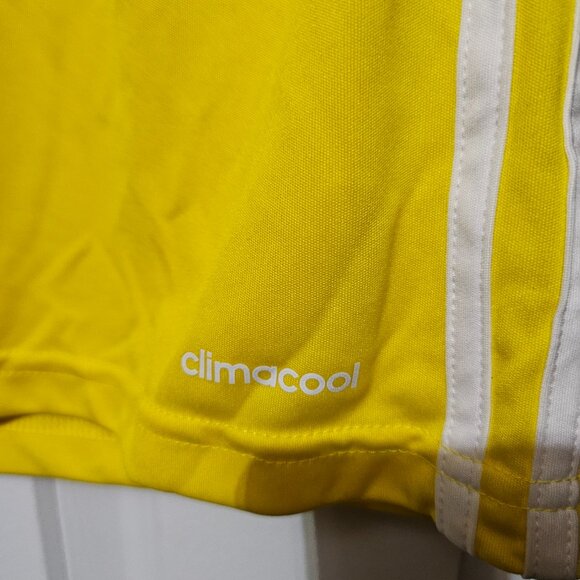 Adidas Men's Soccer Jersey in Bright Yellow color - Picture 9 of 11
